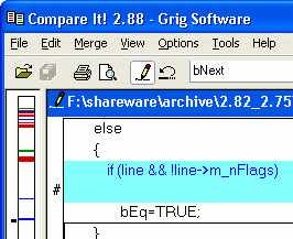 File compare screenshot